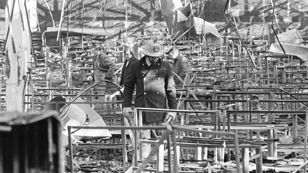 The aftermath of the Stardust fire in February 1981. Photograph: Tom Lawlor.