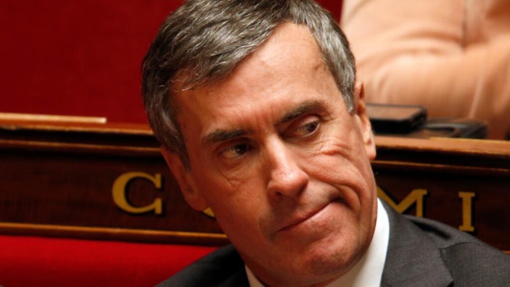 Jerome Cahuzac: prosecutors opened a formal tax fraud investigation yesterday into allegations that he held a secret bank account in Switzerland. Photograph: Charles Platiau/Reuters