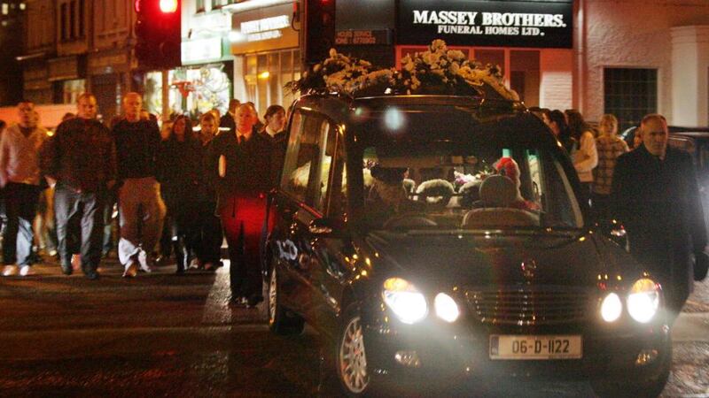 Gun law: the funeral of Marlo Hyland, who led the State’s largest drug and armed robbery gang until his associates shot him dead. Photograph: Eric Luke