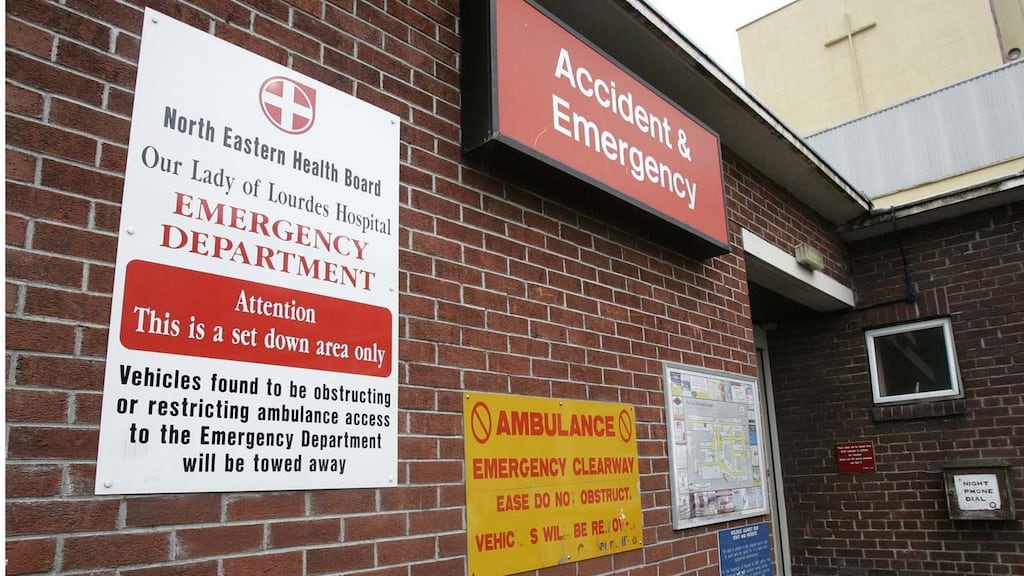 Two women are being treated at the Our Lady of Lourdes Hospital, in Drogheda, Co Louth after consuming a suspected batch of contaminated cannabis. Photograph: Dara Mac Donaill.
