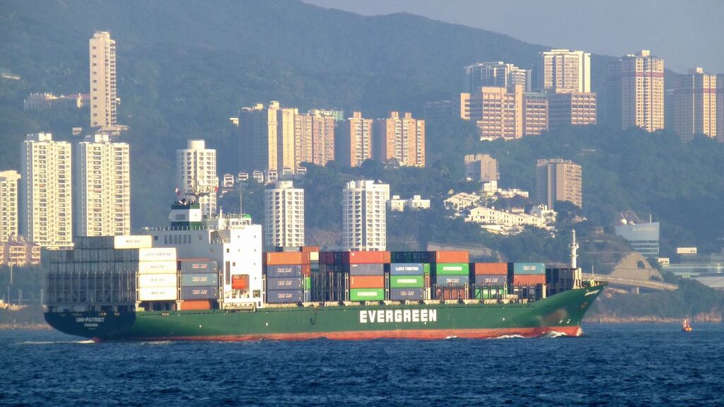 Chinese dollar-denominated exports declined 4.1 per cent in May from a year earlier, compared with an expected drop of 3.6 per cent. Imports fell 0.4 per cent, less than the predicted 6 per cent, and the smallest decline since they turned negative in November 2014. (Photograph: HENRY LIN/EPA)