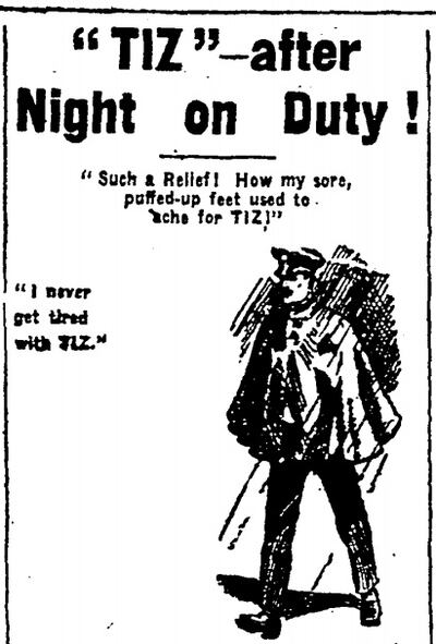 An advertisement from The Irish Times on Saturday, April 21st, 1917