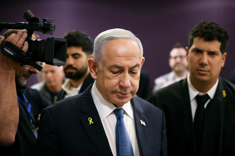 Israeli prime minister Benjamin Netanyahu. Photograph: Stoyan Nenov/AP