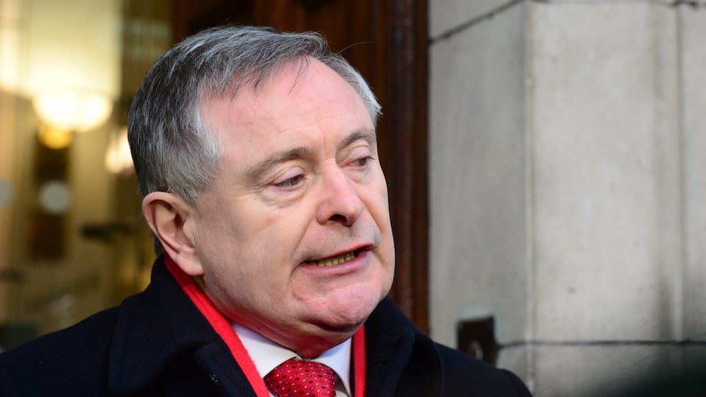 Labour leader Brendan Howlin has warned of the potential negative impact of tax cuts being speculated about ahead of the budget. Photograph: Cyril Byrne/The Irish Times.