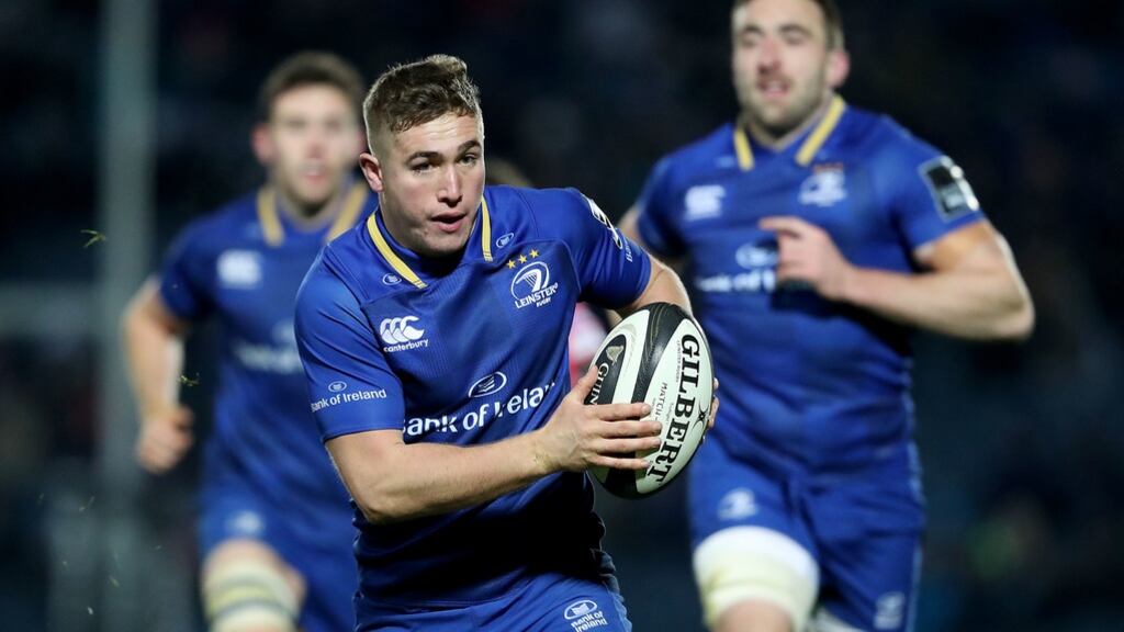 Leinster back Jordan Larmour: “Keith Earls is probably another player I’d look up to, I love watching him.” Photograph: Dan Sheridan/Inpho