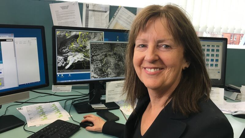 Met Éireann forecaster Evelyn Cusack