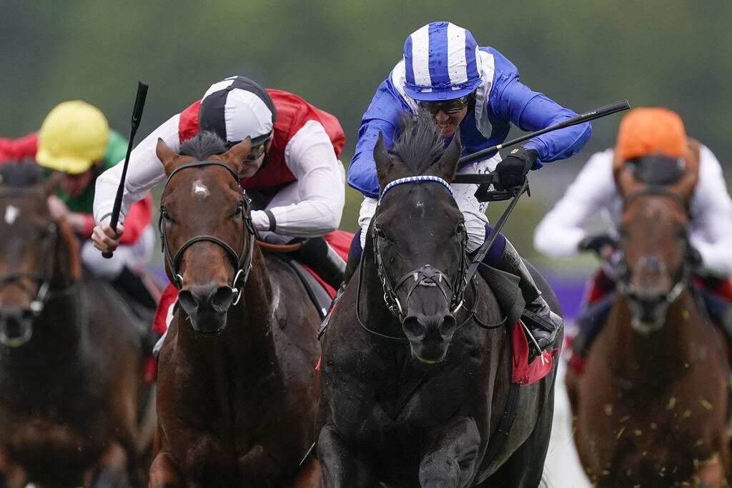 Mostahdaf produced a career-best to land a red-hot renewal of the Prince of Wales’s Stakes at Royal Ascot. Photograph: PA