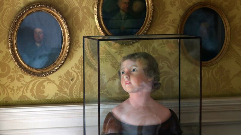 A wax bust of Queen Victoria as a 12-year-old. Photograph: Laura Hutton