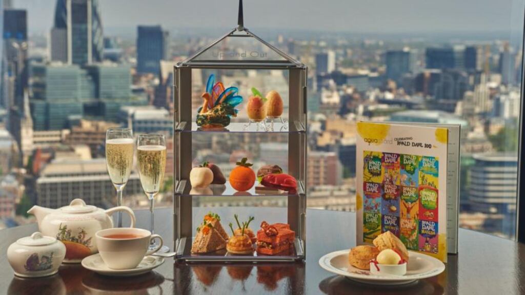 Roald Dahl-inspired afternoon tea at the Shard