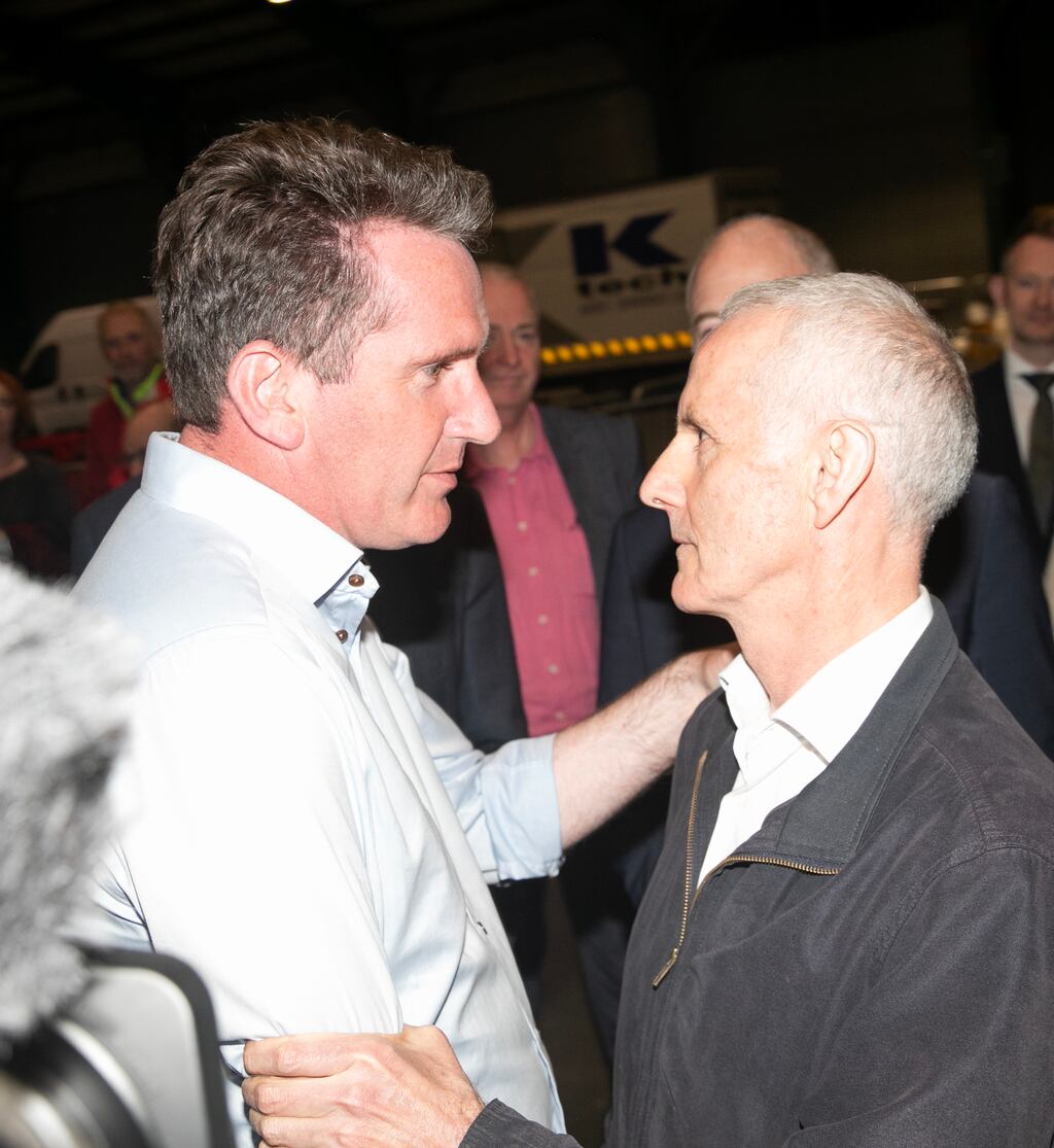 Labour's Aodhán Ó Ríordáin (left) was elected to the European Parliament in the Dublin constituency, where outgoing MEP Ciarán Cuffe (right) did not retain his seat. Photograph: Gareth Chaney/PA Wire
