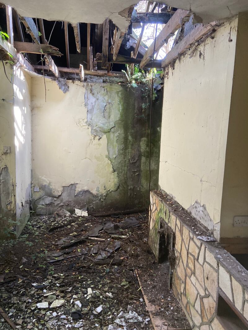 The living room where Joe and Barry O’Dowd were murdered and Barney was gravely wounded.