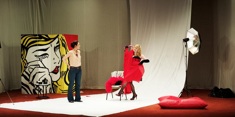 No Romance: Natalie Radmall-Quirke and Janet Moran in Nancy Harris's play in 2011. Photograph: Ros Kavanagh