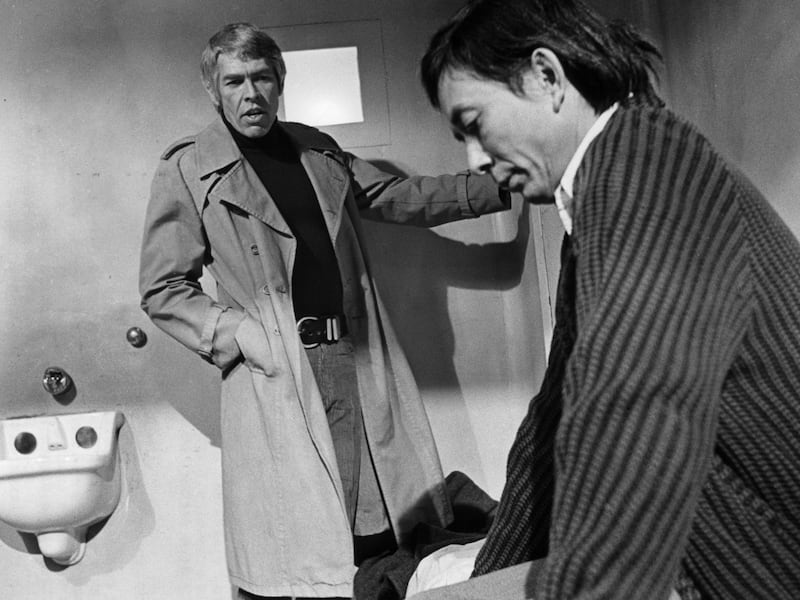James Hong with James Coburn in a scene from The Carey Treatment, 1972. Photograph: Metro-Goldwyn-Mayer/Getty Images