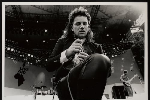 Bob Geldof’s personal archive of Live Aid photographs made public at National Library