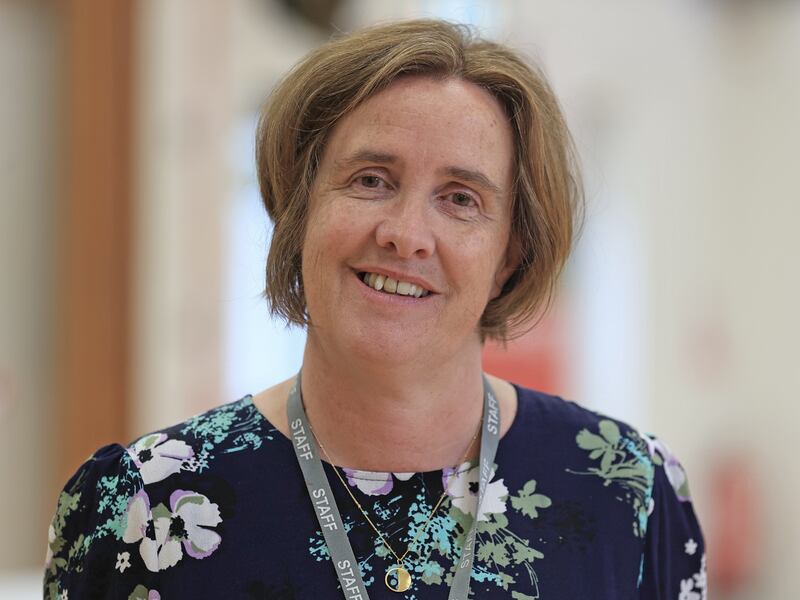 Lagan College principal Amanda McNamee has been 16 years in the post. Photograph: Liam McBurney/PA Wire