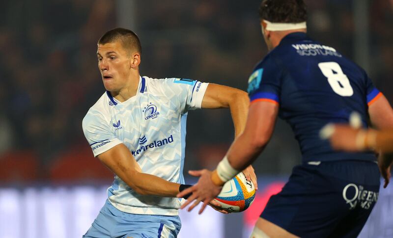 Leinster’s Sam Prendergast. Photograph: Billy Stickland/Inpho