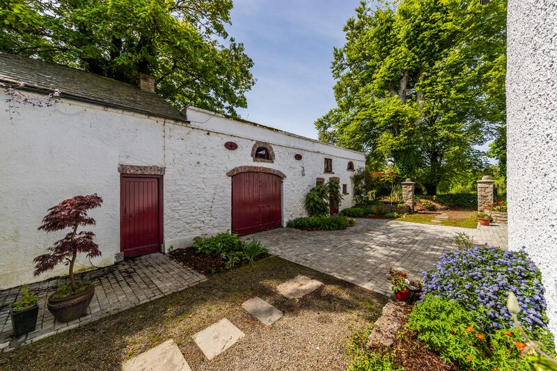 Measuring 90sq m (969sq ft), the coach house with lovely cobblestone flooring, could be converted into further accommodation or a home office or gym