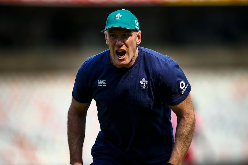 Paul O'Connell admitted Ireland were disappointed to lose Robbie Henshaw but excited to see what Stuart McCloskey could offer against the Springboks. Photograph: Steve Haag/Inpho