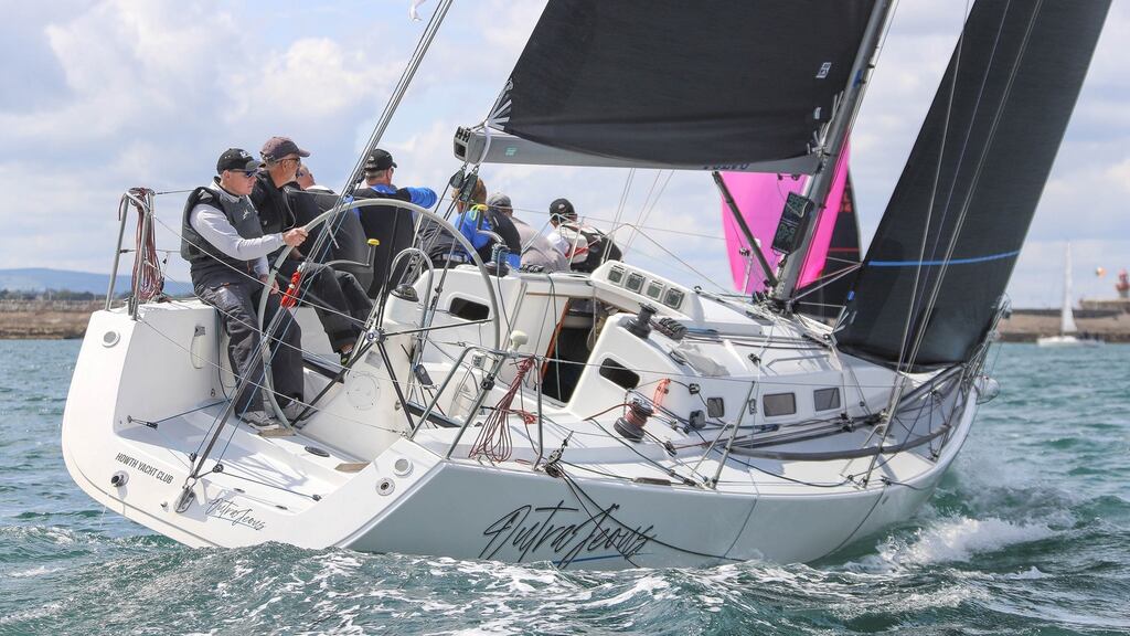 The J109 Outrajeous from Howth Yacht Club is an early entry into June’s 2020 Round Ireland Yacht Race. Photograph: David O’Brien