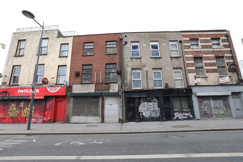 118-121 Dorset Street Upper, opposite the Maldron hotel. Photograph: Dara Mac Dónaill/The Irish Times