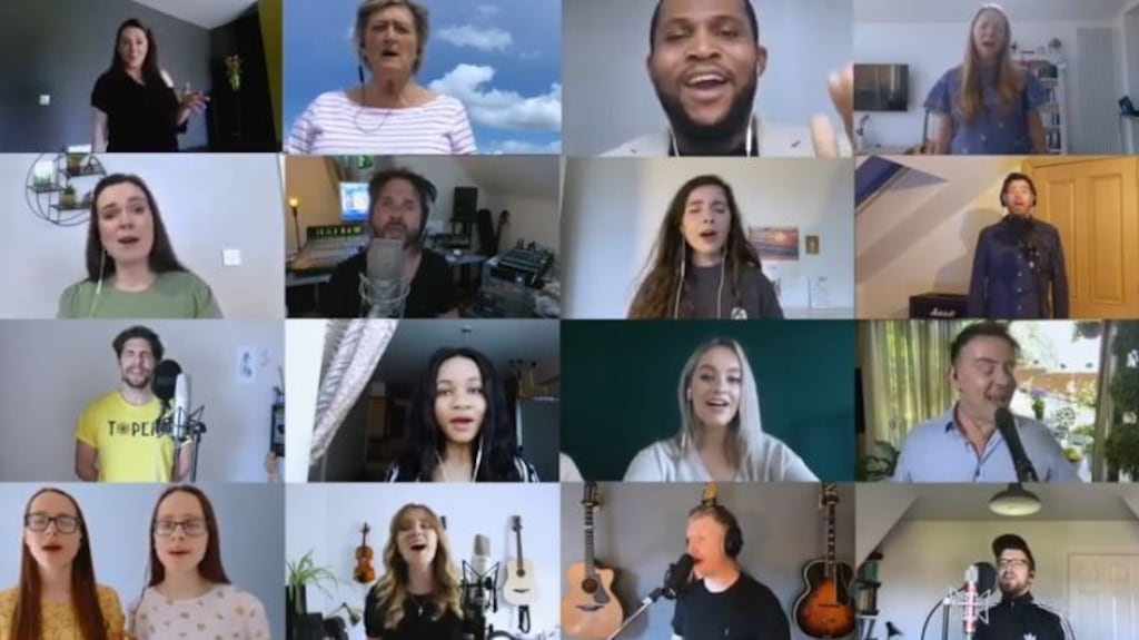 Screen grabs from Irish Blessing video