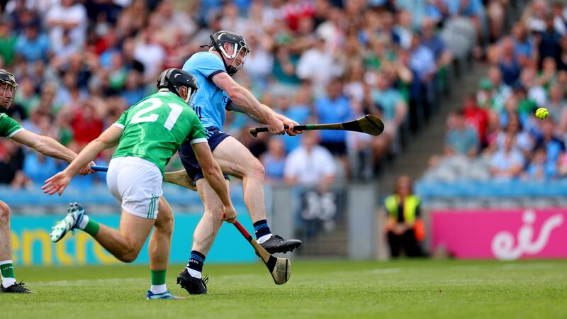 Cian O'Sullivan has scored three goals for Dublin in the championship so far. Photograph: James Crombie/Inpho