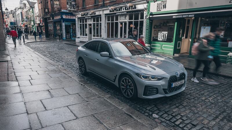 In Brooklyn grey, the test car was easily identified as a BMW, even from a distance