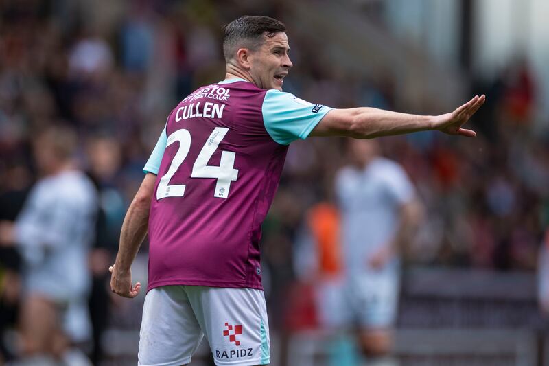 Josh Cullen of Burnley and Republic of Ireland is set to play in the Premier League next season after his club secured promotion. Photograph: Mike Morese/MI News/NurPhoto via Getty Images