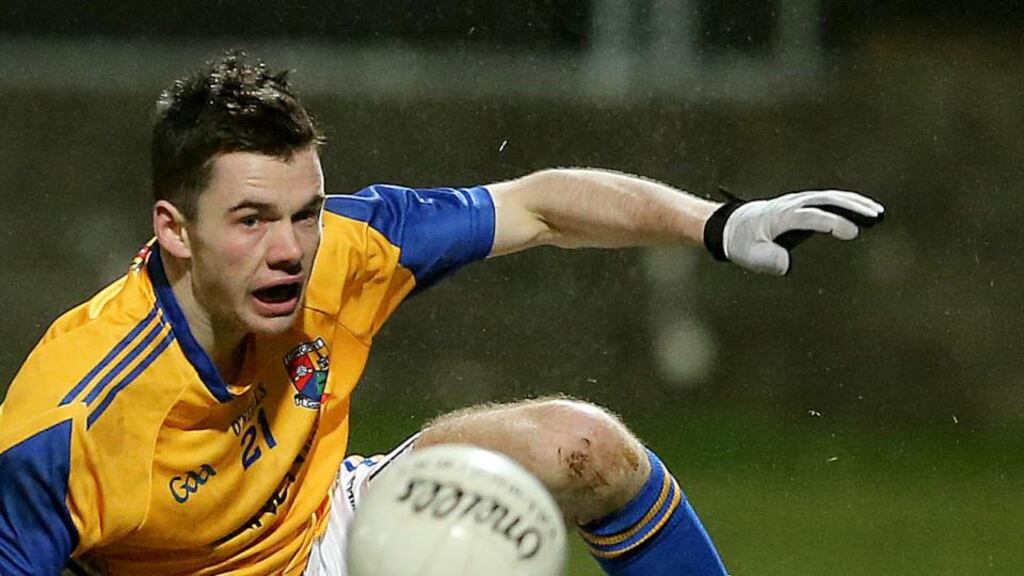 Ross McNerney in action for Longford under-21s against Laois last year. Photograph: James Crombie/Inpho