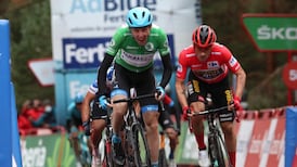 Dan Martin toasting another stage win at the Vuelta