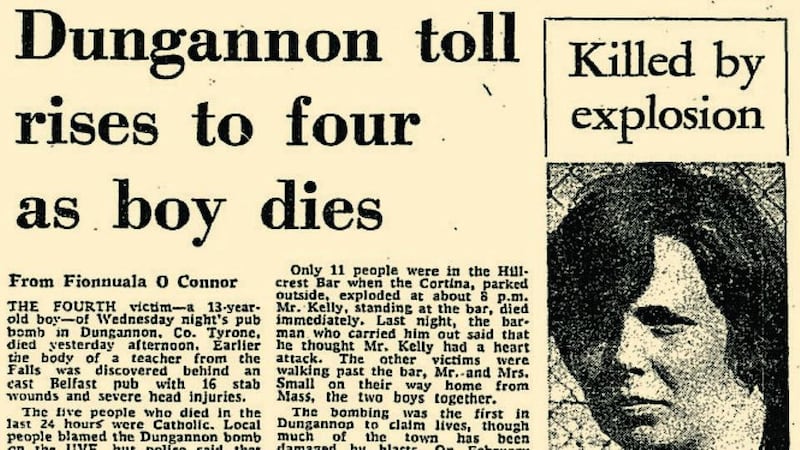 Fourth fatality: the Irish Times report, on March 19th, 1976, of Patrick Barnard’s death