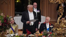 Behind ancient castle walls, the rich and powerful celebrate Trump