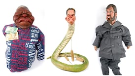 Gerry Adams puppet “worse for wear” after five years in pub