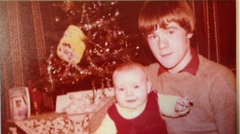 Paul Whitters and his baby brother Aidan. Courtesy Whitters family