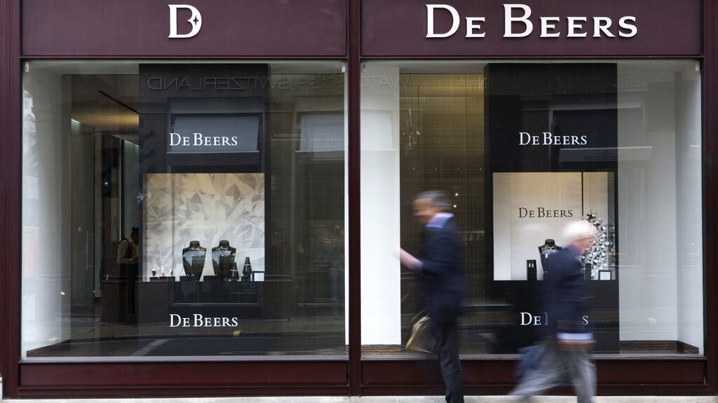 De Beers sells gems at 10 sales a year in Botswana to a select group of customers. Photograph: Chris Ratcliffe/Bloomberg