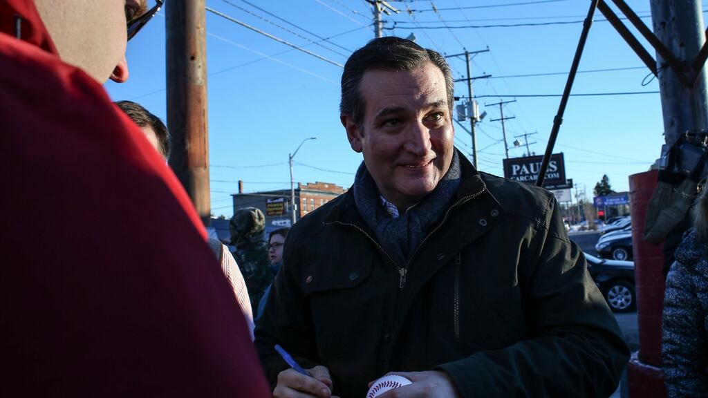 Ted Cruz: Moved from an impressive law career to become solicitor general of Texas and then senator for that state. Photograph: New York Times
