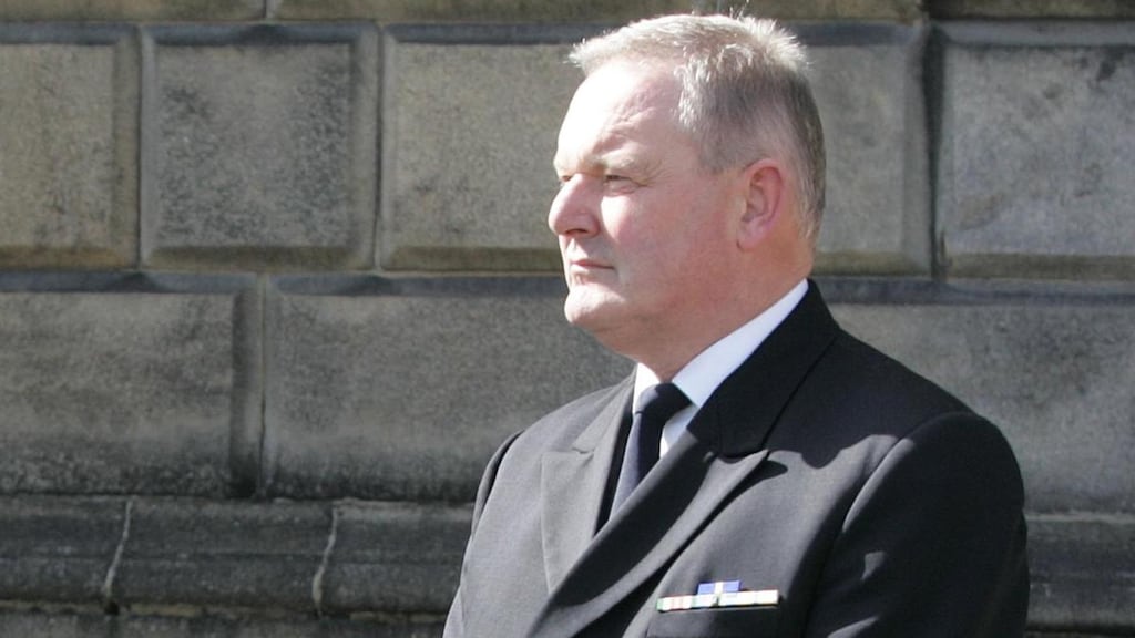 Captain of the guard John Flaherty has been urged to make a statement on his attendance at the Clifden golf event given the seniority of his role within Leinster House. Photograph: Dara Mac Dónaill