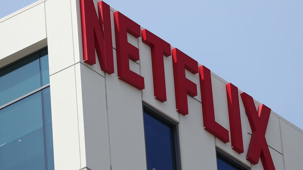 Shares of Netflix traded down about 1 per cent at $355.02 in after-the-bell trading. File photograph: Lucy Nicholson/Reuters