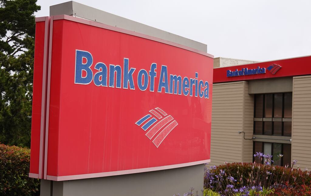 A broad measure of sentiment tracked by Bank of America that is based on cash positions, equity allocation and economic growth expectations shows sentiment is still 'stubbornly low'. Photograph: Justin Sullivan/Getty Images
