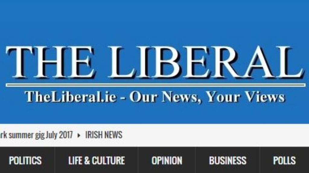 Website theliberal.ie was offline from Monday until Wednesday afternoon.
