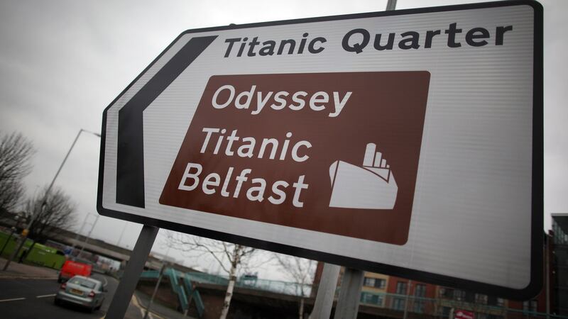 “The whole Titanic Quarter has been so beautifully developed, you could easily spend the whole day here.” File photograph: Peter Macdiarmid/Getty Images