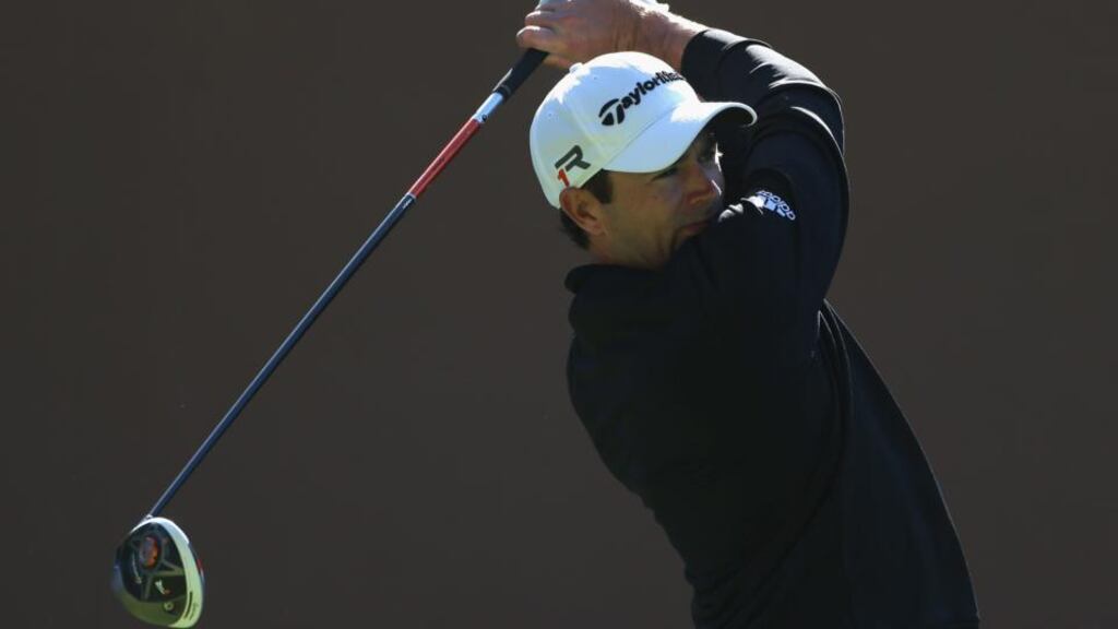 Gareth Maybin of Northen Ireland during the first round of the Trophee du Hassan II Golf at Golf du Palais Royal in Agadir, Morocco. Photograph: Warren Little/Getty Images