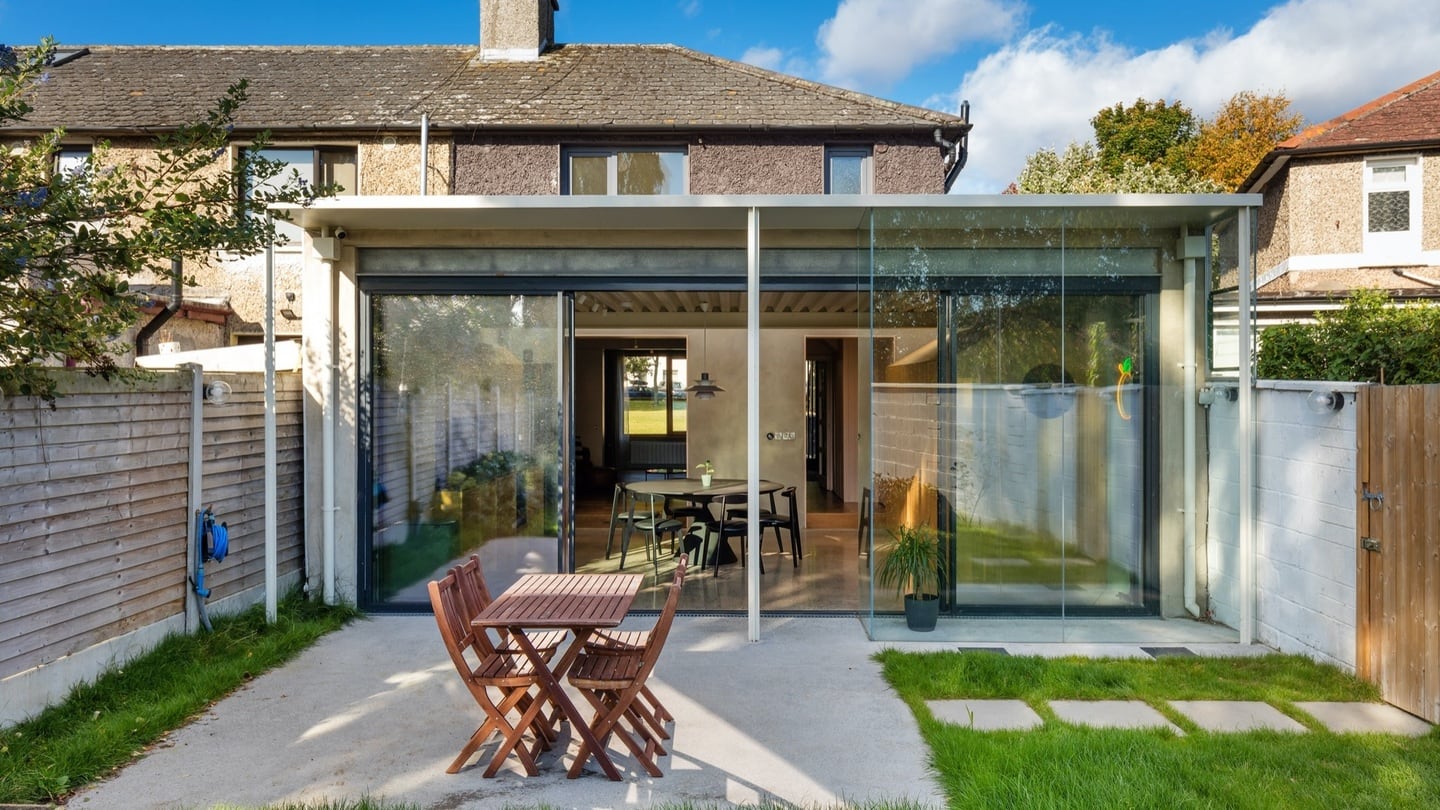 Back garden and patio