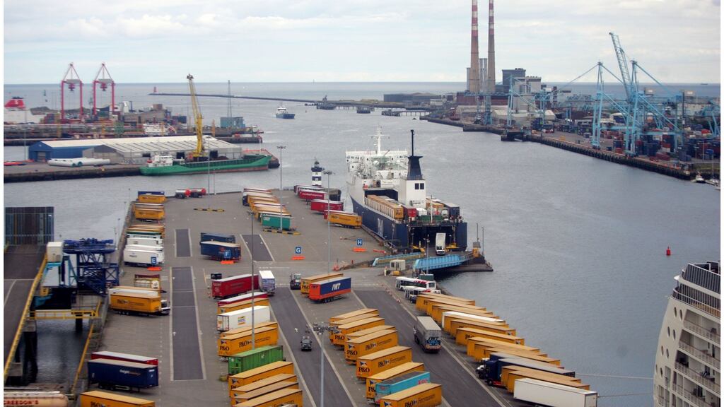 Dublin Port. ‘Inconsistent adherence to rules or failure to complete data accurately online has caused errors in the customs-clearance reporting,’ says Alan McManus. Photograph: Bryan O’Brien