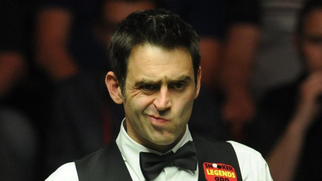 Ronnie O’Sullivan is set to begin his Coral UK Championship campaign on Thursday, despite suffering a nasty ankle injury. Photograph: Anna Gowthorpe/Pa