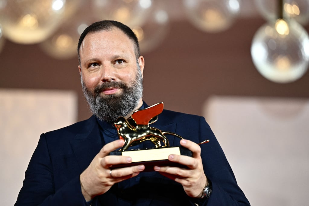 Poor Things film director Yorgos Lanthimos: The 'Greek Weird Wave' of films could well represent the economic and social disturbances of his homeland. Photograph: Gabriel Bouys/AFP via Getty