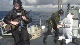 Three held on suspicion of drug running and yacht seized off coast