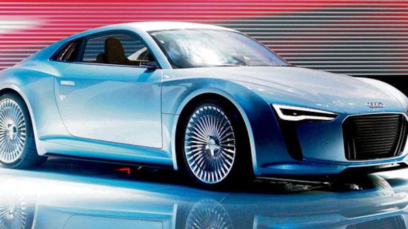 Audi's R8-styled e-tron concept car
