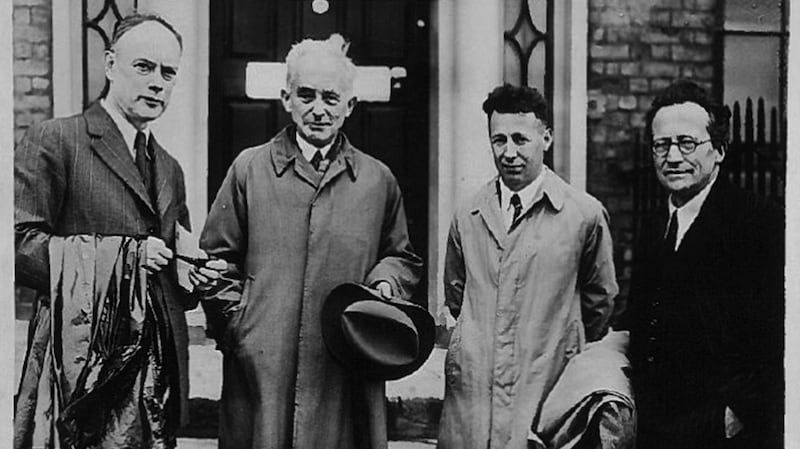 Welcomed: Paul Ewald, Max Born, Walter Heitler and Erwin Schrödinger were all given posts at Dublin Institute of Advanced Studies. Photograph: DIAS