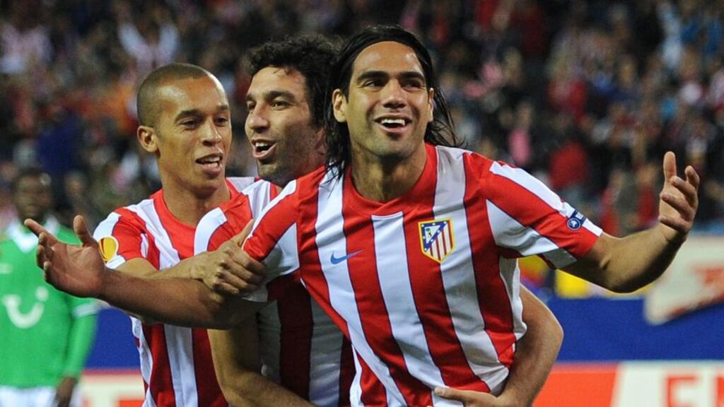 Radamel Falcao could be a target for Chelsea. Photograph: Jasper Juinen/Getty Images